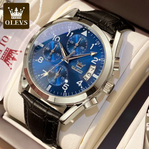 OELVS New Watch For Men 2023 Waterproof Luminous Calendar Chronograph Original Casual Business Wind jam tangan lelaki