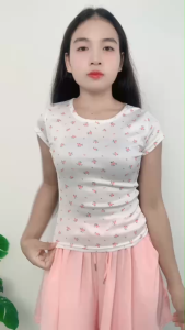 ชุดเซ็ตแฟชั่น สไตล์น่ารัก ลายดอก