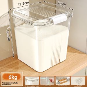 MEIZHUFU | Moisture-Proof Anti-Insect Storage Bucket