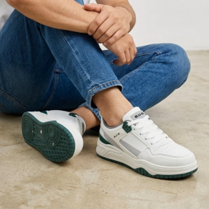 BUM Equipment Mens Shoe BMQ89165/BMQ89166 White x Black/White x Grey - Kasut Lelaki Kasual Selesa Sneakers