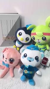 Original Octonauts Crew Soft Stuffed Toy Captain Barnacles Kwazii Peso Shellington Dashi Tweak Inkling 20CM Kids Gift Collection