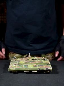 2025IDOGEAR Small Steel Scorpion   Tactical Three-Compartment Bag with Top Opening 556 Vest with Pocket Military Enthusiast Vest molle Panel