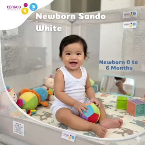 CENGCO 3 PAIRS INFANT CLOTHES SETS SANDO TERNO SHORT FOR INFANT 0-5 MONTHS