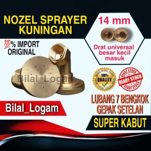 NOZEL SPRAYER LUBANG 7 GEPAK SETELAN UNIVERSAL IMPORT