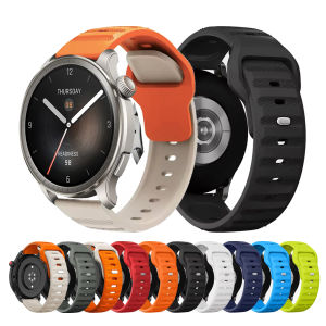 Waterproof Watch Band For Amazfit BALANCE 2/Bip 6 5 4 Silicone Strap GTR 4 3 PRO/GTR 2 2R/GTS 4 3 mini/GTS 2e 22mm 20mm Bracelet