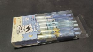 Pulpen Gel Klik Karakter Lucu Unik isi 12 pcs / Box garansi tinta 2 tahun