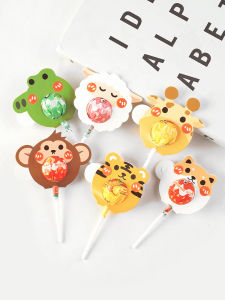 Thẻ Kẹo Hình Động Vật Tròn Trang Trí Cho Trẻ Mẫu Giáo Thẻ Kẹo Trang Trí Khen Thưởng Cho Trẻ Em Thẻ Kẹo Trang Trí Động Vật Hình Tròn