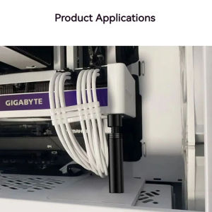 LDPCSJ GC-16 1Pcs Graphics Card Support Frame All Aluminum Computer Case GPU Vertically Fixed