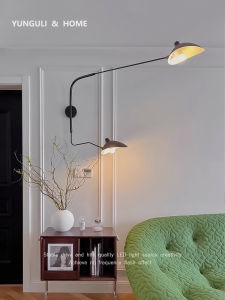 Industrial Style Long Pole Reading Arm Wall Lamp Designer Living Room Office Desk Lamp Vintage Decorative Lighting Fixtures