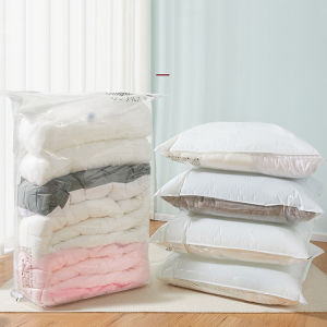 [Real Stock]Free Electric Pump + Home Compression Vacuum Storage Bags Space Savers Compression Vacuum Storage 3D High Capacity Vacuum Cube Bag 80x100x38CM Compression Storage Bag for Comforter Clothes Stuffed Toys