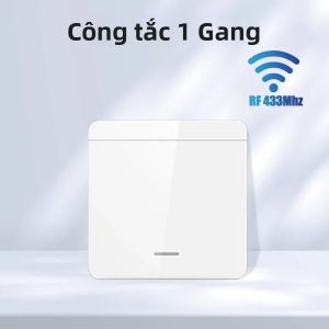 Công Tắc Thông Minh WiFi Tuya 20A RF 433MHz Điều Khiển Ánh Sáng Không Dây Với Tương Thích Giọng Nói Ứng Dụng Smart Life Cho Alexa & Google Home