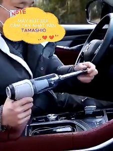 Máy Hút Bụi Cầm Tay Không Dây Nhật Bản TAMASHIO 6 Đầu Hút Máy Hút Bụi Ô Tô Giường Nệm Lông Chó Mèo