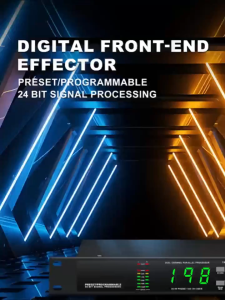 MicroVerb4 Propesyonal na Digital Reverb Effects Processor na may DSP chip may 199 na preset na epekto kabilang ang reverb delay chorus at marami pang iba. Tugma sa computer amplifier at mixer. Angkop para sa mga palabas gamit sa bahay at pagkanta