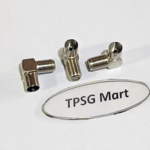Đầu truyền hình cáp Camera Tivi - Đầu cắm Tivi Anten - RF In / INOX Gốc Vuông