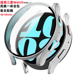 GalaxyWatch7 654 Tempered Glass Protective Case Full Screen Integration 44mm Watch Cover Smart Device Accessories