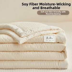 HAOMIAN | Summer Cooling Lightweight Single Use All-season Washable Soybean Fiber Quilt