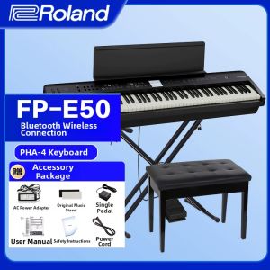 Portable 88-Key Weighted Hammer Digital Piano with Bluetooth