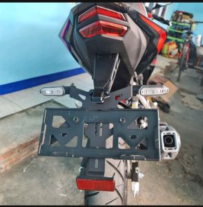 Cover Plat Tempat Plat Motor Slip On By Honda Genuine Acc Universal Bisa Dipasang Di Semua Motor