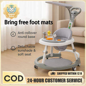 baby workers walker for baby boy&Girls heavy duty Bring foot mats and sunshades with music baby walking trainer