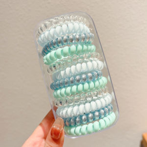 NING ZHOU | Blue Ins Style Elastic and Durable Hair Ties