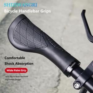 SHIZIWANGRI | Non-slip MTB Bicycle Grips Ergonomics Bike Handlebar Covers 140mm Extended Bar End Mountain Bike Grips Handles for Bicycle