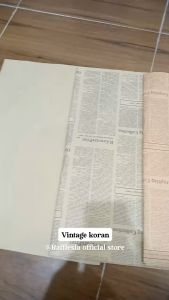 PREMIUM VINTAGE CRAFT PAPER KERTAS BUKET PEMBUNGKUS BUNGA HAND BOUQUET