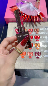 JIAO YAN SHE  CAT EYE Color Gel Polish Set 16 Colors Fluorescent Neon Gel Nail Polish Set