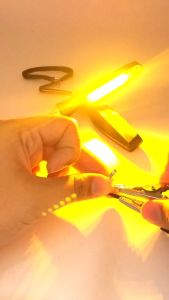 ไฟเลี้ยวมอเตอร์ไซค์ HJG 111 ไฟนิ่ง AC0007 ไฟวิ่ง 2 สี 0031 วิ่ง น้ำเงิน/เหลือง ราคาขายต่อ 1 คู่