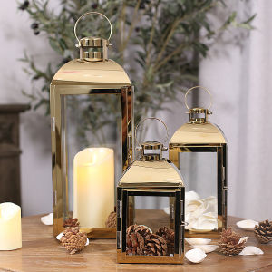 Stainless Steel Vintage Creative Nordic Candle Lantern Windproof