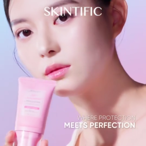SKINTIFIC Bright Fit Serum Sunscreen SPF50+ PA++++ UV Tone Up Tinted Skin Whitening Brightening Niacinamide 2-in-1 Daily Essential Sun-Safe Day By Day 3X Brightening