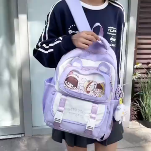 Grosir import jakarta 3128 Aff Free Gantungan Tas Ransel Wanita Import Tas Back Pack Wanita Fashion 29*14*43 Cm