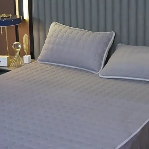 ผ้ารองกันเปื้อน ที่นอน 5 /6 ฟุต ยึดมุม 360° ผ้าปูที่นอน กันไรฝุ่น ผ้ารองที่นอน ยางยืด ฟิตแน่น กันลื่น หุ้มมุมที่นอนได้ทุกขนาด ผ้าคอตตอน ระบายอากาศดี ซักเครื่องได้