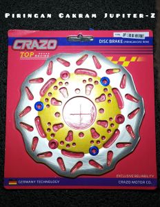 Disc piringan cakram depan belakang crazo variasi jupiter smash beat blade mx king cb150r mega pro supra mio j