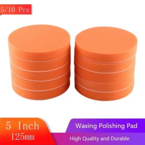 125/150mm Orange Car Polishing Pads 6" Sponge Polisher Clean Waxing Pad Auto Paint Maintenance Care Buffing Cleaning Tools