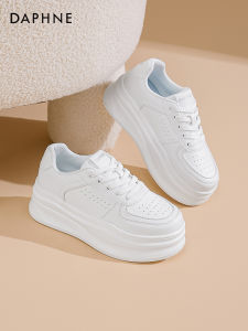 Daphne Womens Casual Shoes Spring 2025 New Style Breathable Thick Bottom Heightening Versatile Flat Shoes Comfortable Sneakers
