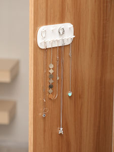 Creative Wall HookAdhesive Hookfor Data Cable Headset Key Home Office Wall StorageNecklace Hooks