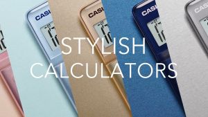 Genuine Casio MS-20UC Limited Edition Series Neon Red/Marble Blue/Marble White/Clear/Clear Black/Neon Yellow My Style Colorful Series Mini Desk Type Calculator 12 digits 2-way power (solar/battery)