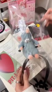 Bando Tikus Koki Ratatouille Boneka Karakter Kartun Hewan Cosplay Jepit Poni Aksesoris Rambut
