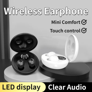 Wireless sports Bluetooth earphones TWS dual ear in ear mini noise cancelling painless call earphones