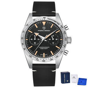 Pagani Design | PAGANI DESIGN New Mens Watches Retro Pilot Quartz Watch Men 2026 Stainless Steel Sport Chronograph Wrist Watch For Men Gift Box
