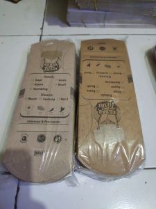 Wadah kebab l bungkus kebab l dus kebab 255 cm x 82 cm isi 25 pcs