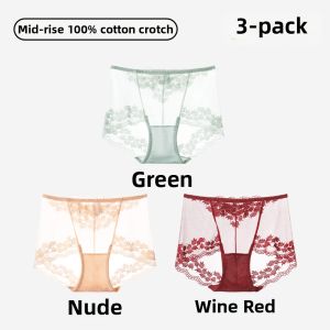 TIANZHIYI | Plus Size Mid-waist Lace Buttock Lifting Ladies Underwear