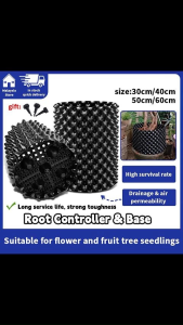 Pasu Pengawal Akar Plastik/Bekas Semaian Bunga/Pagar Pokok Plastik/Alat Pemindahan/Saliran Dan Pengudaraan