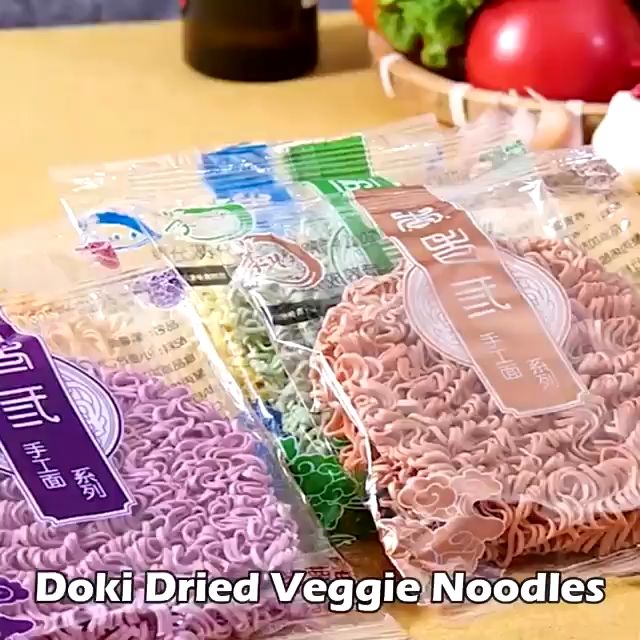 DOKI Vegetable Noodles 5 Types of Healthy Vegetable Dry Packet Noodles