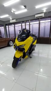 Stiker Skotlet Kuning Glossy SuperGlossy Vynil Variasi Body Motor Vespa Moge Bebek Sport Trendy