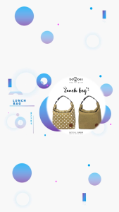 baGoes Lunch Bag Tas Bekal Makanan Minuman dengan Alumunium Foil Tahan Panas Dingin