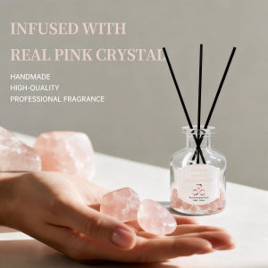 Non-Flaming Fragrance Diffuser Flameless Sandalwood Cinnamon Oil With Reed Diffuser Stick Home Room Air Freshener Decor 50ml