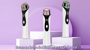 4 Color Light EMS Face Importer 15min Timing Vibration Heating Eye Neck Massage Anti-Aging Skin Firming Facial Beauty Massager