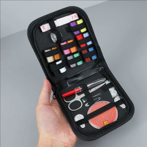 Polocat 27Pcs Sewing Kit Set Home Sewing Storage Bag Portable Household Sewing Box