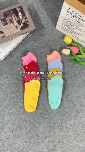 LadyLuxe - Kaos Kaki Pendek Polos Short Semata Fashion Style Kaoskaki Pria Wanita Dewasa Sport Pendek Murah KK003
